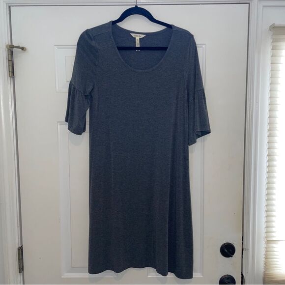 Matilda Jane Live to Teach Casual Charcoal Gray Dress XS - Picture 2 of 4